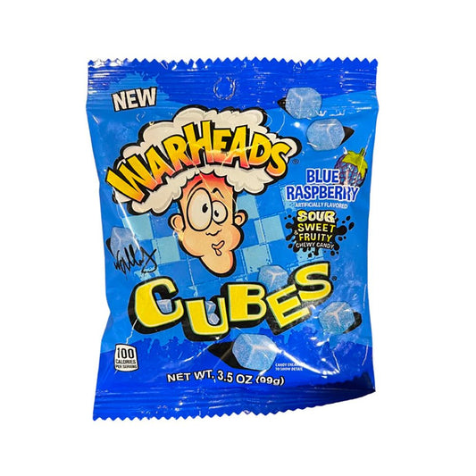 Warheads Cubes Blue Raspberry 99g * 12