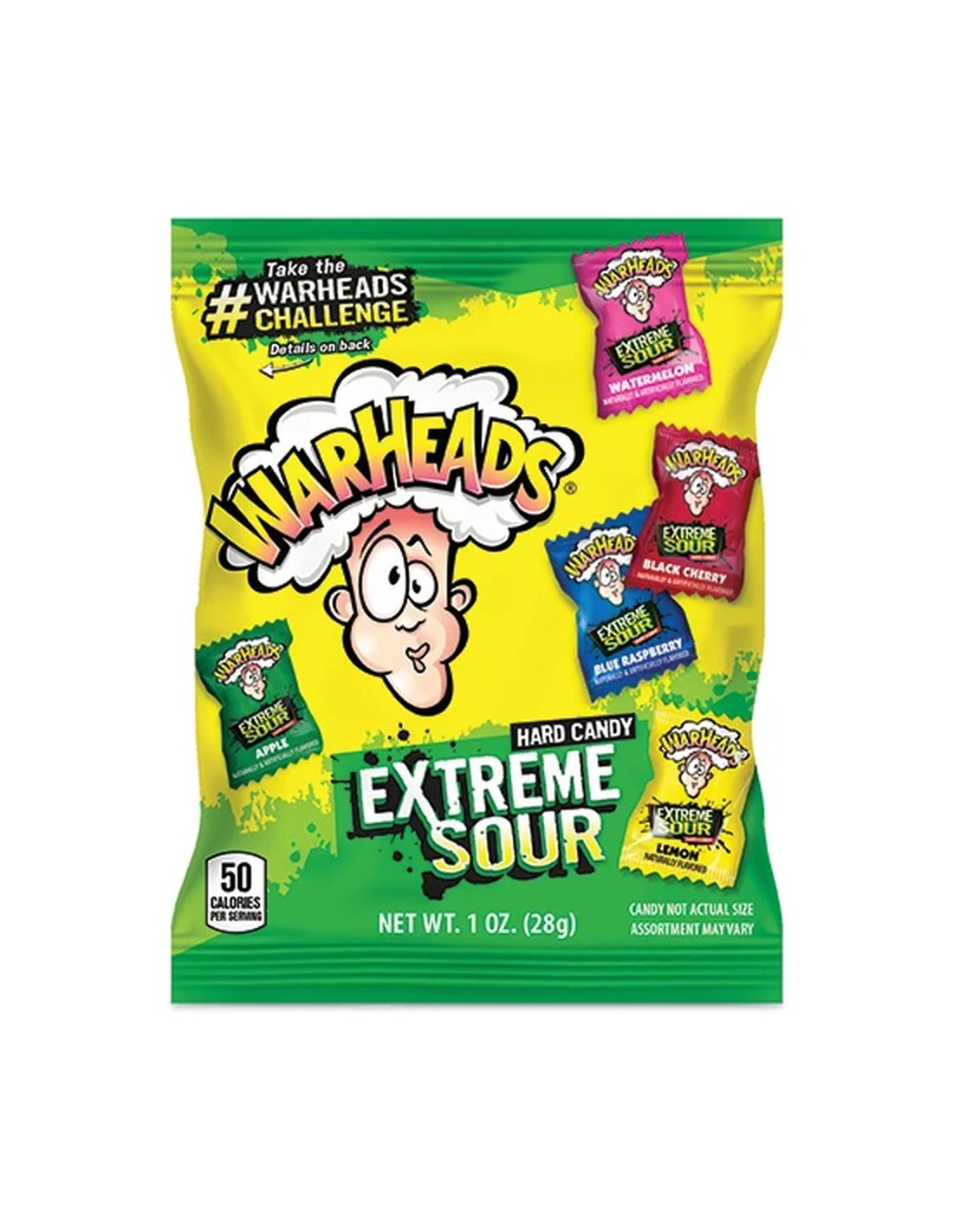 Warheads Extreme Sour Chewy Candy 206g * 8