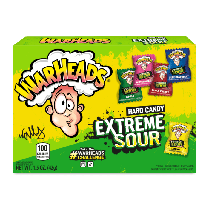 Warheads Extreme Sour Hard Candy 42g *10