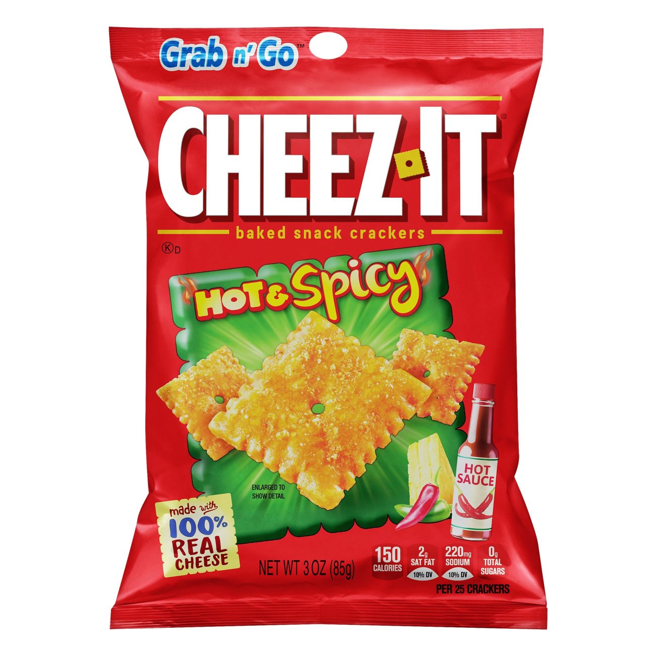 Cheez It Grab n Go Hot & Spicy 85g * 6