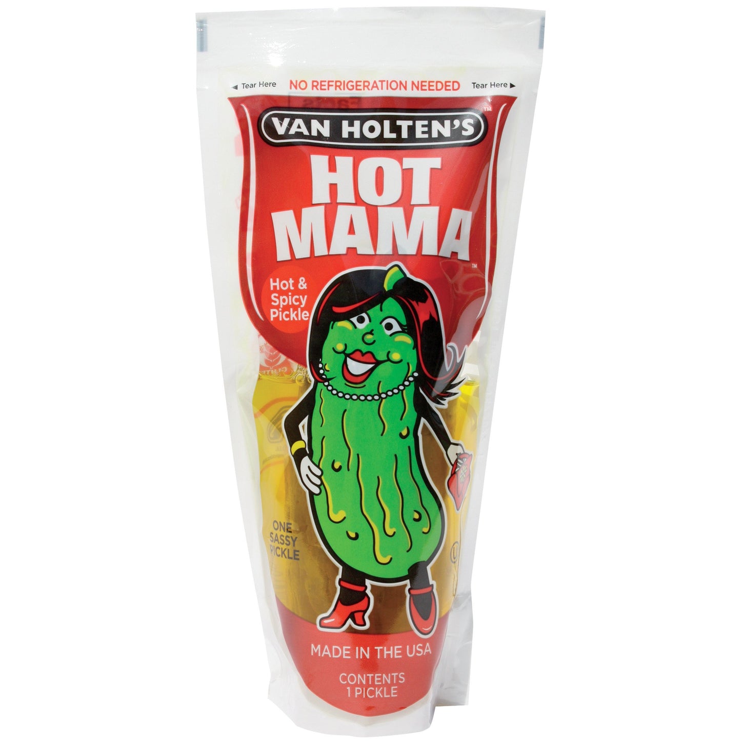 Van Holtens Hot Mama Hot & Spicy Pickle * 12