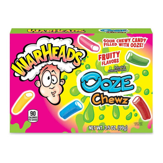 Warheads Ooze Chewz Fruity 99g Box * 12
