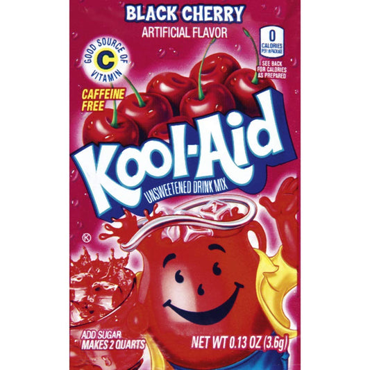 Koolaid Unsweetened Drink Mix Black Cherry 3.6g * 48