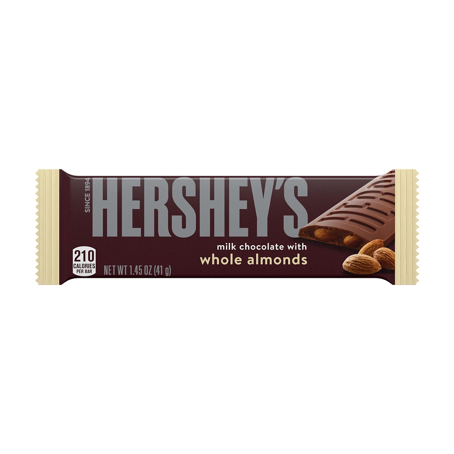 Hersheys Milk Choc Almond 41g * 36