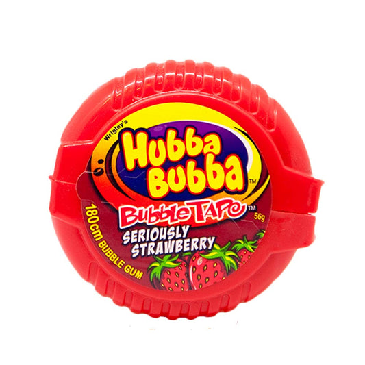 Hubba Bubba Bubble Tape Strawberry 56g * 12