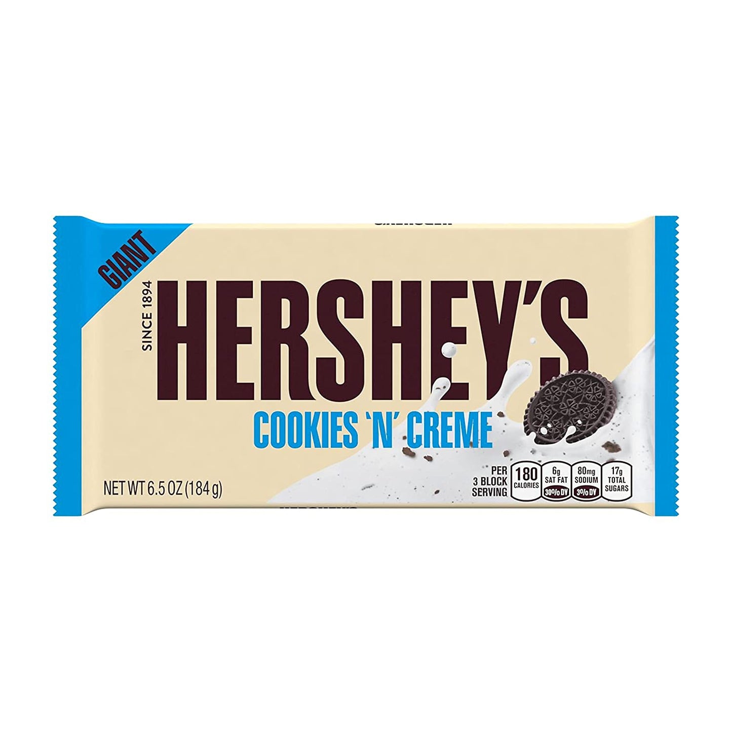 Hersheys Cookies N Cream Giant Bar 208g * 12