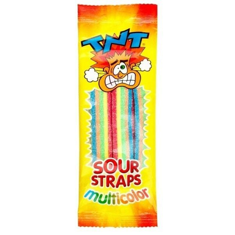 TNT Sour Straps Multicolour 57g * 18