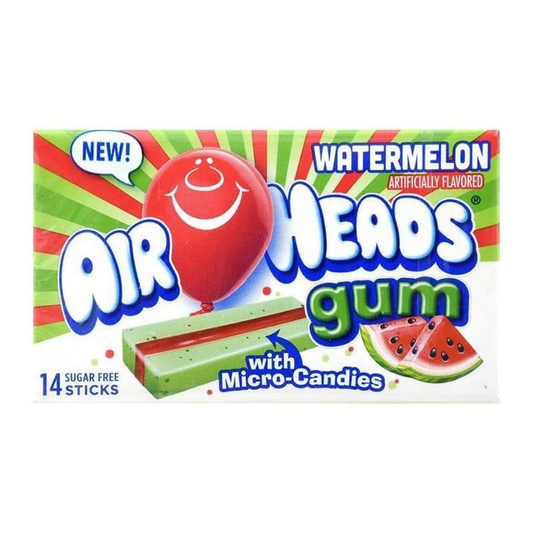 Airheads Gum Watermelon 34g * 12