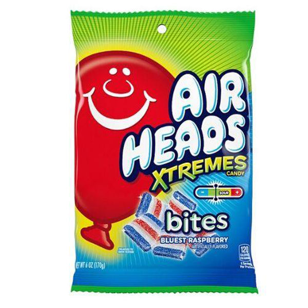 Airheads Xtreme Bites Bluest Raspberry 170g * 12