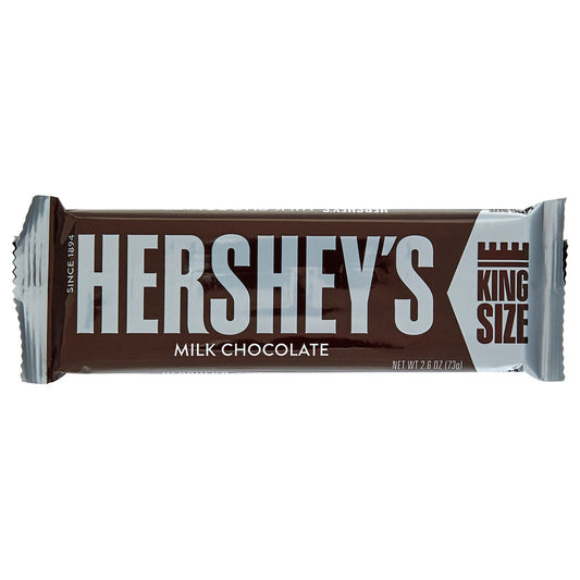 Hersheys Milk Chocolate King Size 73g * 18
