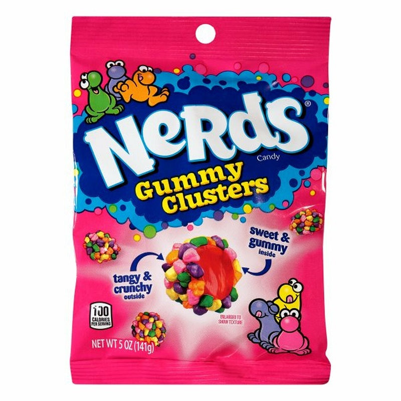 Nerds Rainbow Gummy Clusters Bag 85g * 12