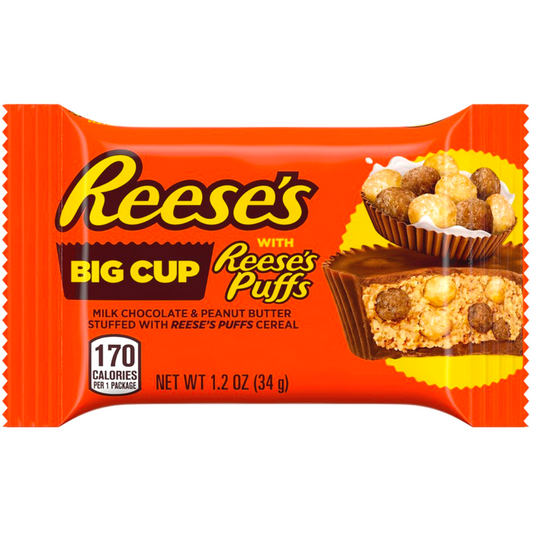 Reeses Big Cup With Reeses Puffs 34g * 16