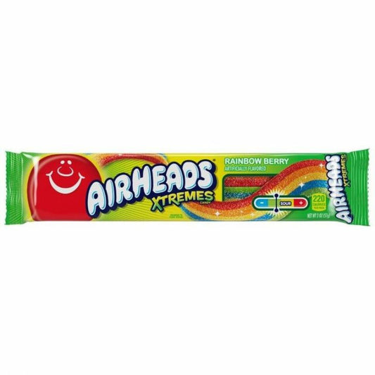 Airheads Xtremes Rainbow Berry Belts 57g * 18