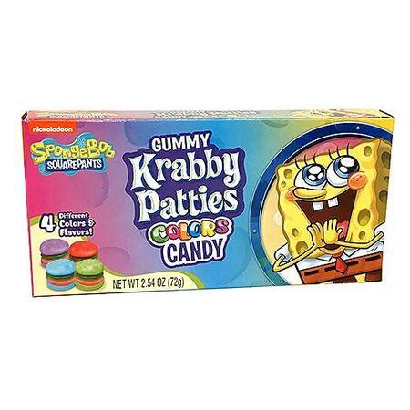 Sponge Bob Krabby Patties Colors 72g * 12