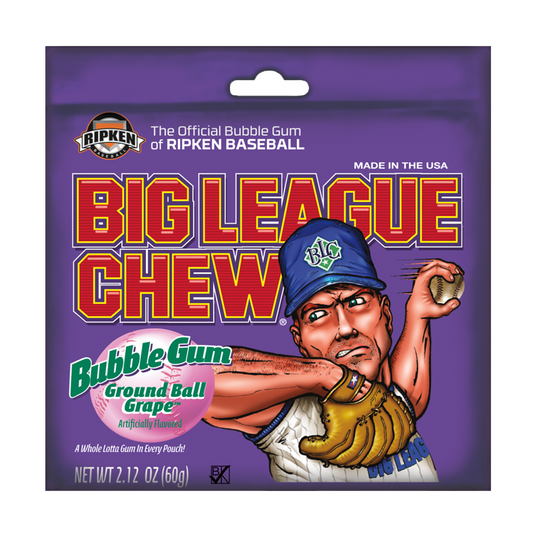 Big League Chew Ground Ball Grape 60g * 12
