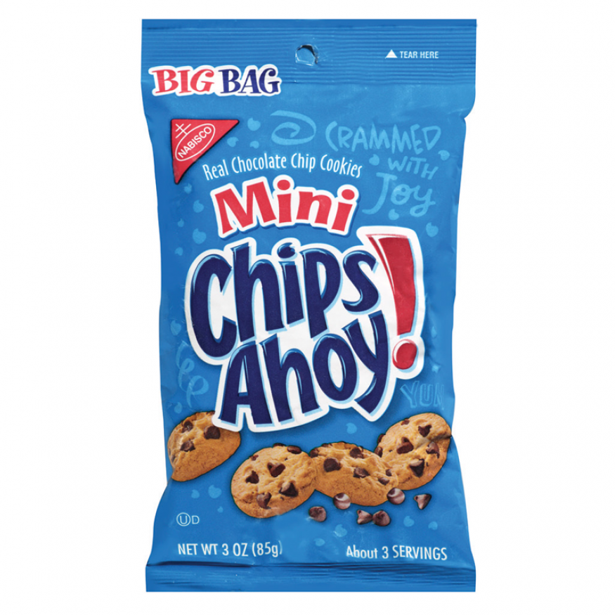 Mini Chips Ahoy Cookies Big Bag 85g * 12