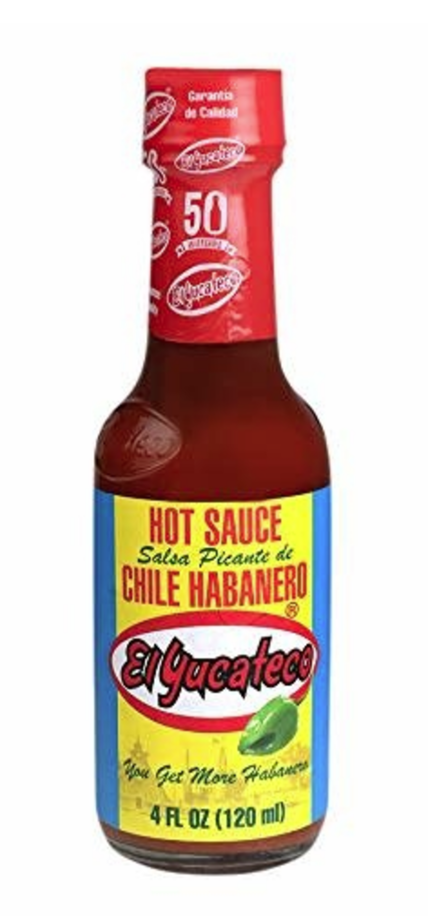 El Yucateco Salsa Chile Habanero Red 120mL