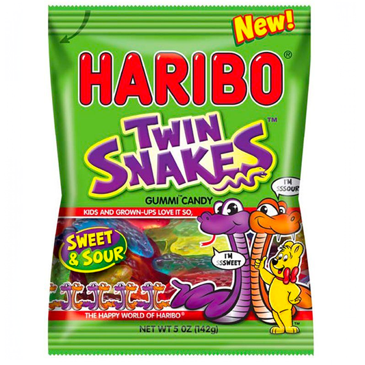Haribo Twin Snakes 142g * 12