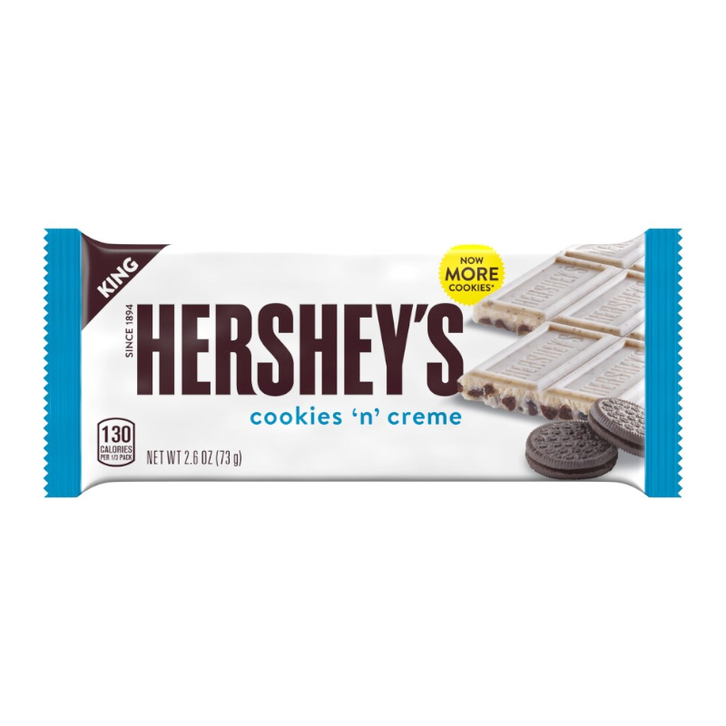 Hersheys Cookies & Cream King Size 73g * 18