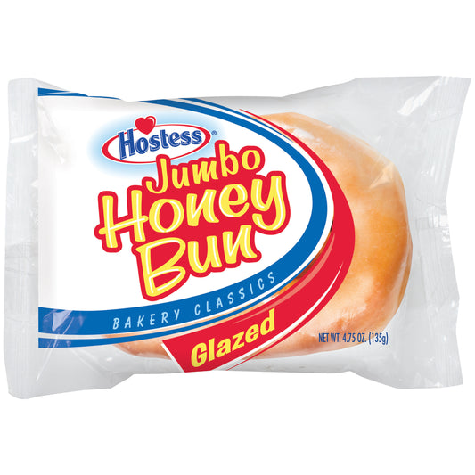 Hostess Jumbo Glazed Honey Bun 135g * 6