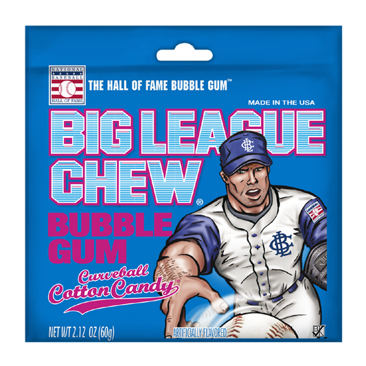 Big League Chew Curveball Cotton Candy 60g * 12