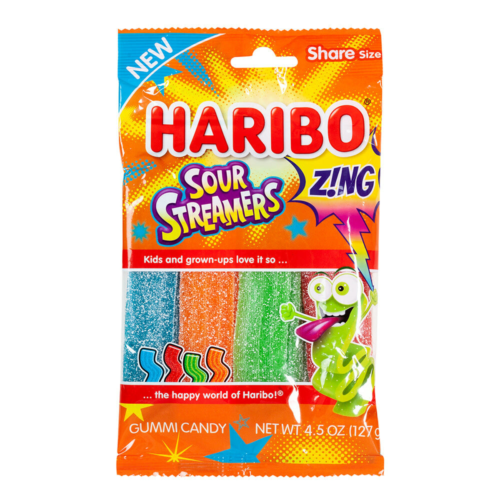 Haribo Sour Streamers Z!ng 127g * 12