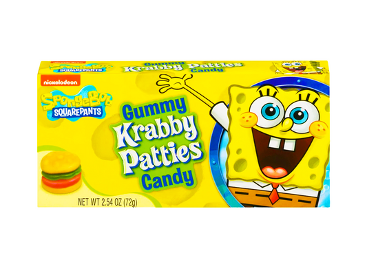 SpongeBob Krabby Patties Candy Box72g*12