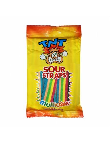 TNT Sour Straps Multicolor 150g * 12