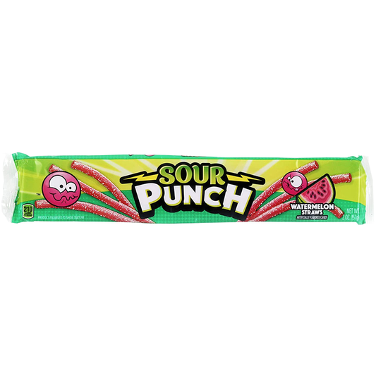 Sour Punch Straws Watermelon 57g * 24